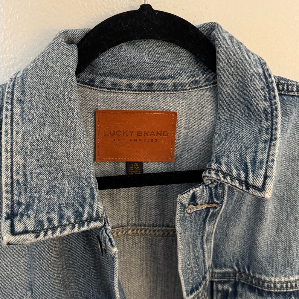 Lucky Brand Light Blue Denim Jacket - Picture 2 of 3